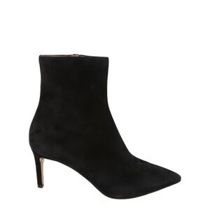 Ferragamo Imogen Suede Ankle Boot Black Womens